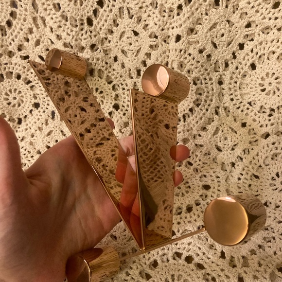 NWOT Georg Jensen Denmark Candlestick Holders - Set of 2 - Bronze Gold - Urkiola - Picture 10 of 15